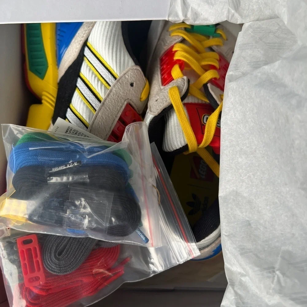 Adidas LEGO x ZX 8000 'A-ZX Series - Mixed Blocks' Size 8.5 NIB - Picture 13 of 15